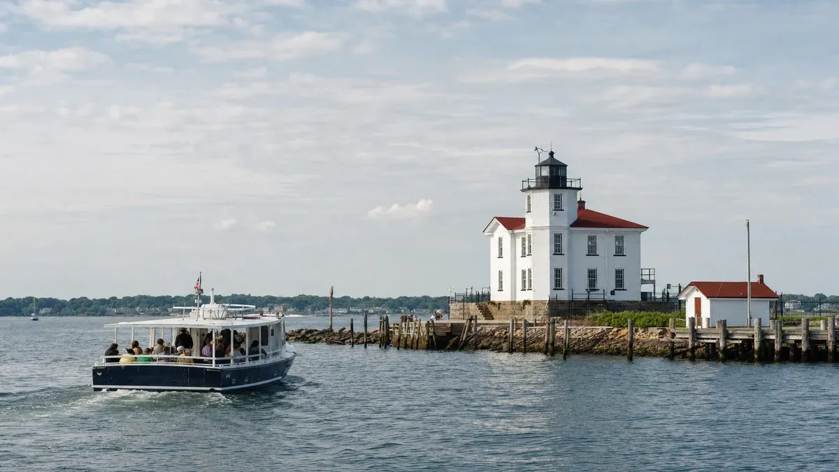 Lighthouse Tours lighthouse guide illustration