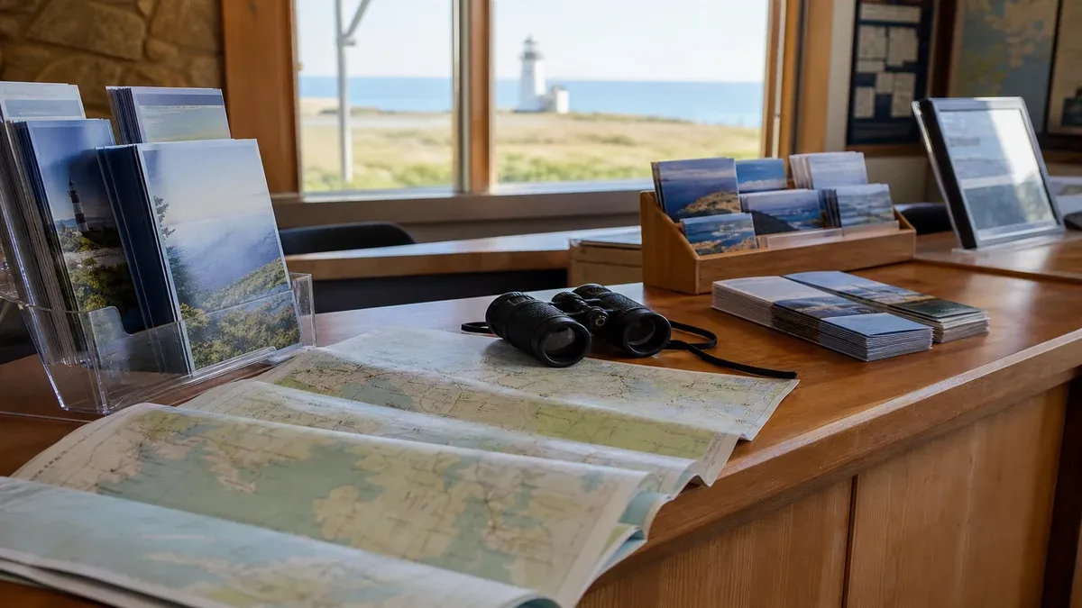 Visitor Guides lighthouse guide illustration