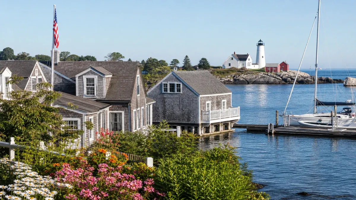 Weekend Trips illustrated coastal lighthouse scene